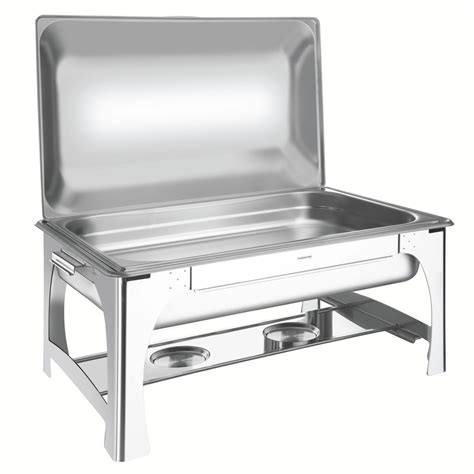 Serving forks, spoons, and tongs made of polystyrene for rigidity and durability. . Chafing dish costco